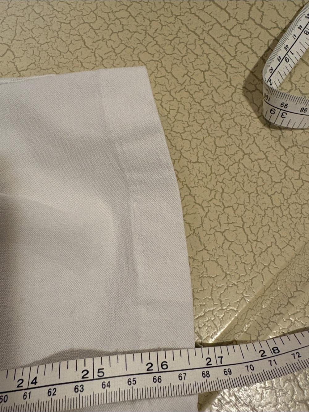 Eileen Fisher White Crepe Pull-On Straight Leg Pants - Picture 8 of 8